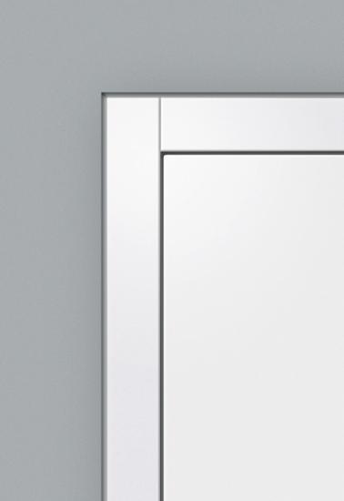flächenbündig mit der Wand